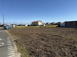 伐採、抜根、整地作業終了２